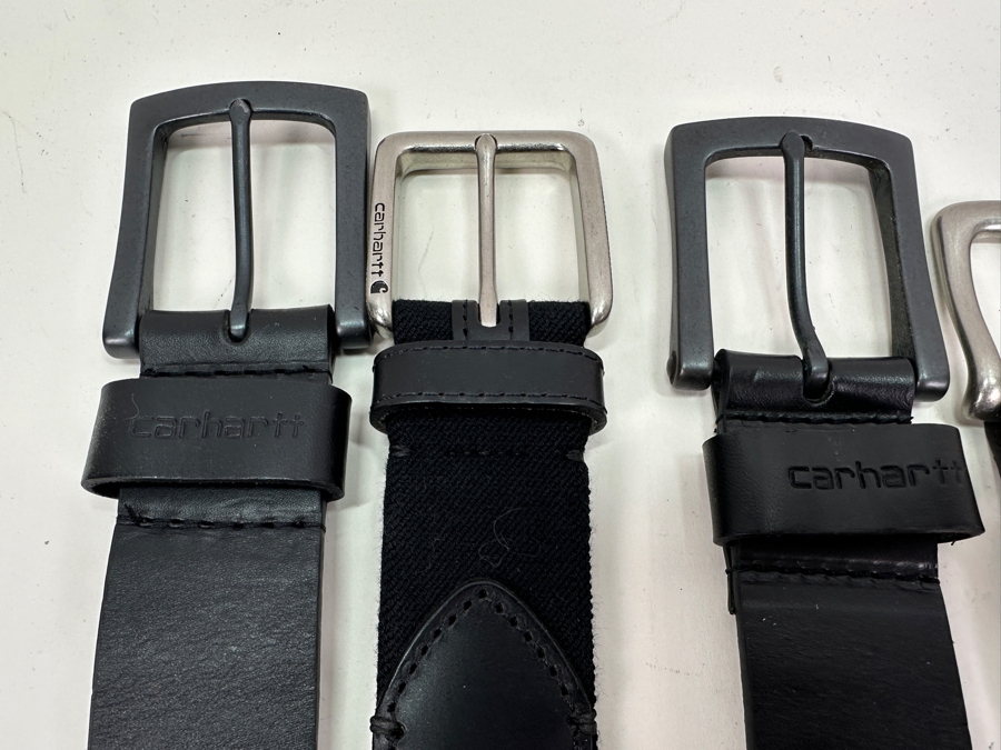 (8) New Carhartt Genuine Leather Belts Size 42 / 44 Retails $300 [Photo 2]