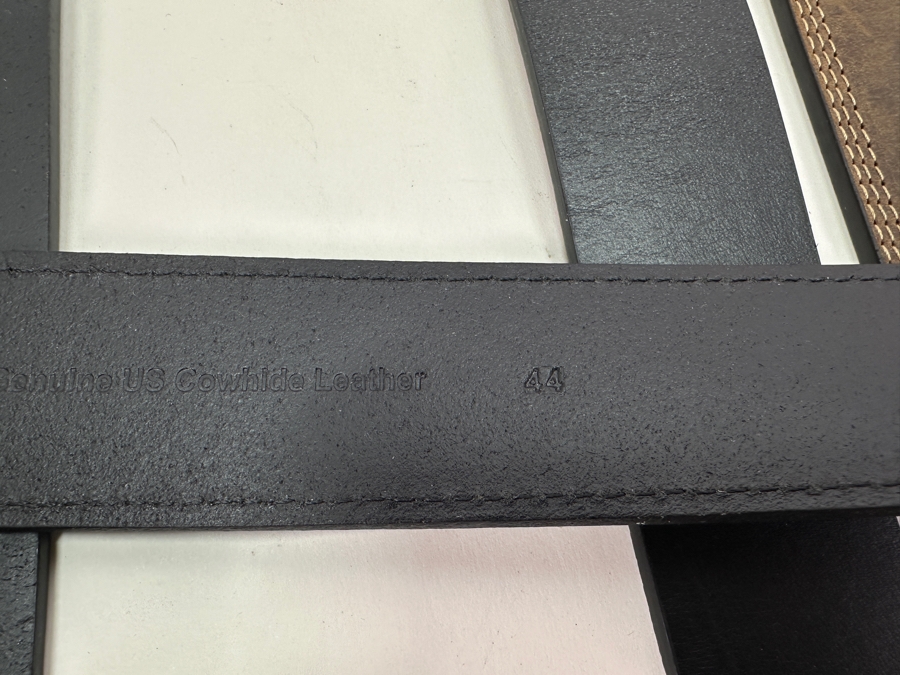 (8) New Carhartt Genuine Leather Belts Size 42 / 44 Retails $300 [Photo 6]