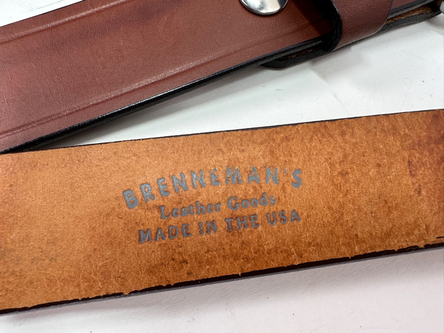(5) New Brenneman's Leather Belts Made In The USA Retails $300+ [Photo 2]