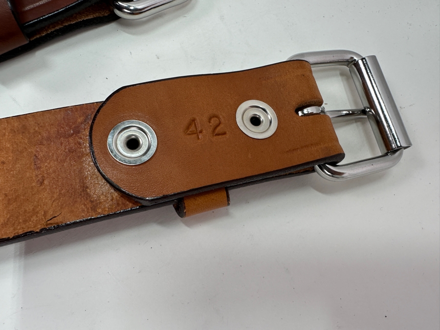 (5) New Brenneman's Leather Belts Made In The USA Retails $300+ [Photo 3]