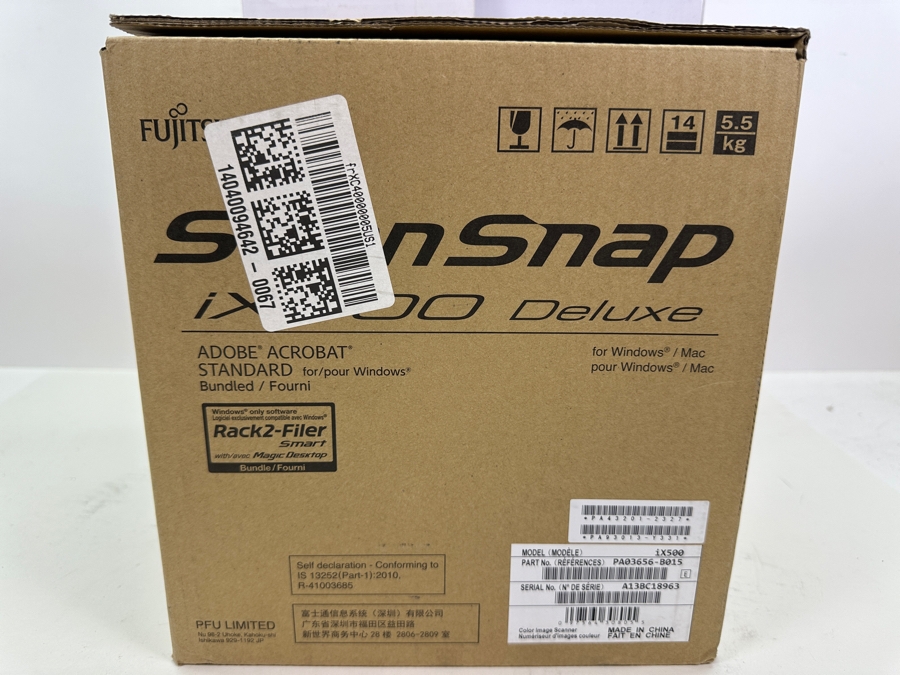 Fujitsu ScanSnap ix500 Deluxe Scanner With Carrying Case [Photo 3]