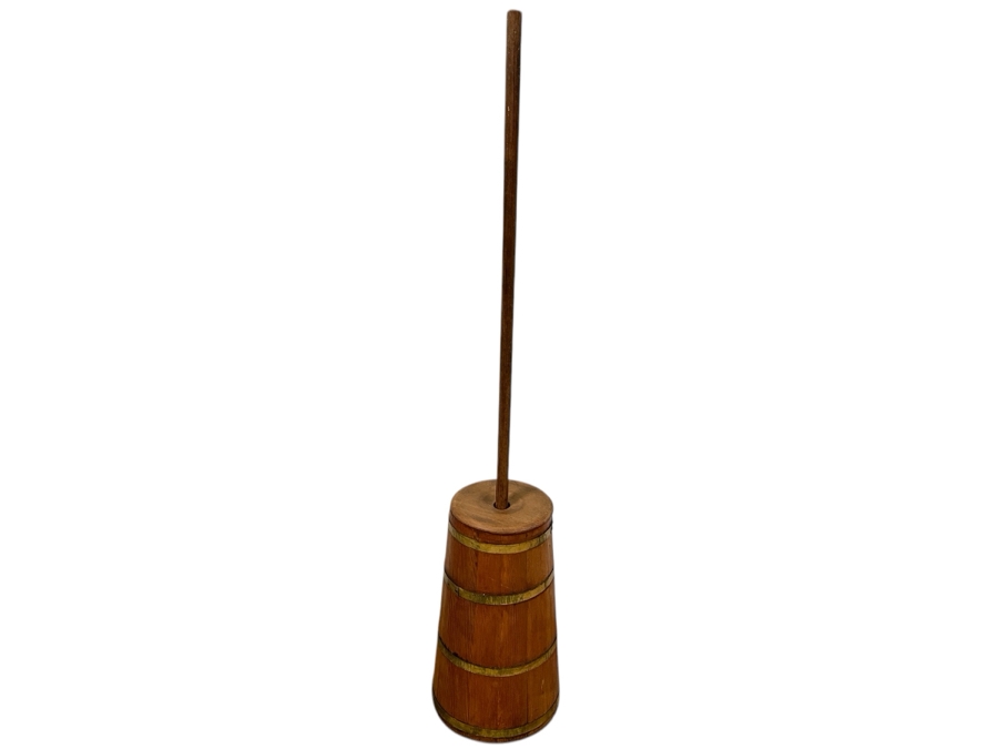 Vintage Wooden Butter Churn 51.5H [Photo 1]