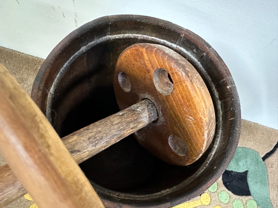 Vintage Wooden Butter Churn 51.5H [Photo 3]