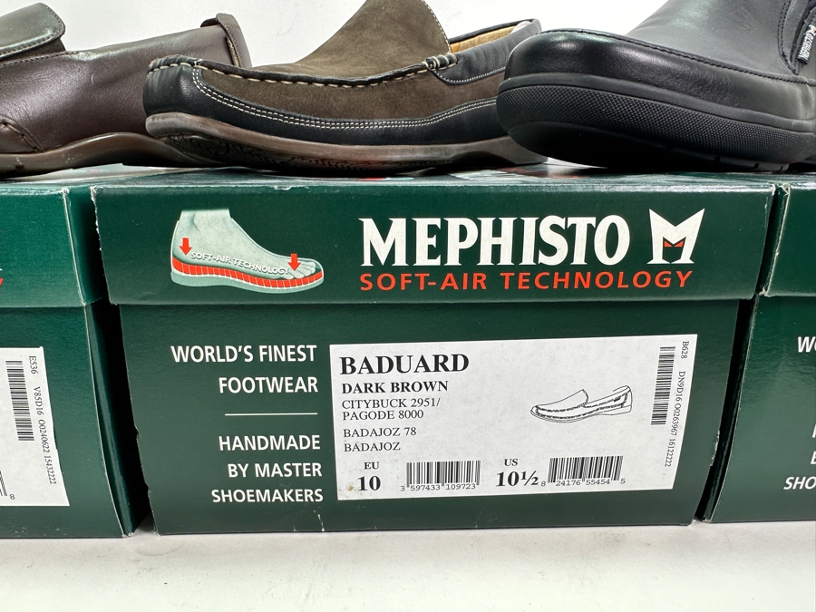 Four New Pair Of Mephisto Men's Shoes - World's Finest Footwear Size 10.5 Retails $1,000+ [Photo 4]