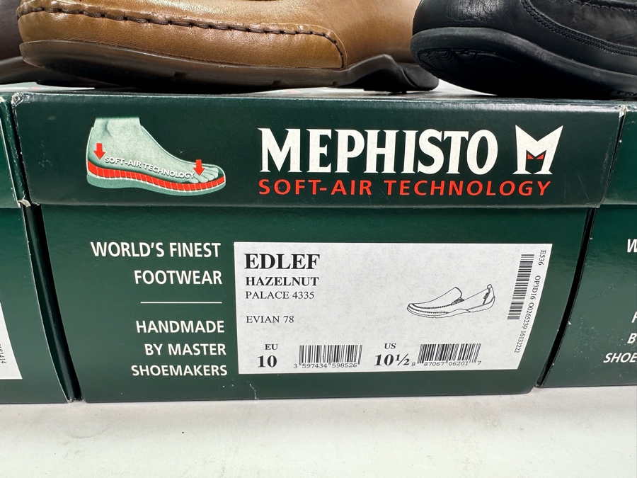 Four New Pair Of Mephisto Men's Shoes - World's Finest Footwear Size 10.5 Retails $1,000+	 [Photo 7]
