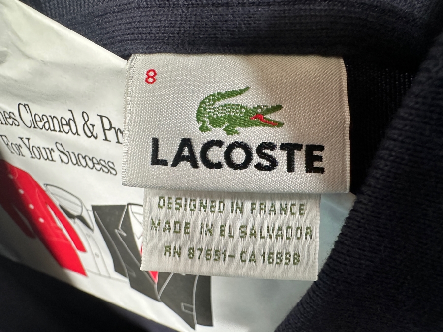 (8) Calvin Klein Polo Shirts Size XXL & (7) Lacoste Polo Shirts Size 8 - Total Of 15 Polo Shirts [Photo 4]