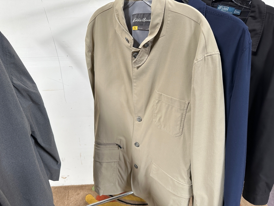 (5) Eddie Bauer Travex Jackets Size Men's 50 & (2) Polo Ralph Lauren Jackets Size XXL [Photo 4]