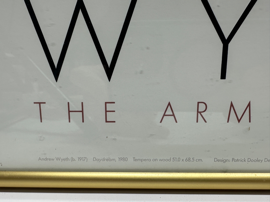 Andrew Wyeth Day Dream Poster By The Armand Hammer Museum Of Art & Cultural Center 1990 Framed 40 X 28 [Photo 5]