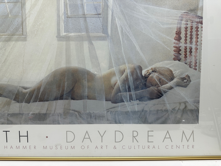 Andrew Wyeth Day Dream Poster By The Armand Hammer Museum Of Art & Cultural Center 1990 Framed 40 X 28 [Photo 3]
