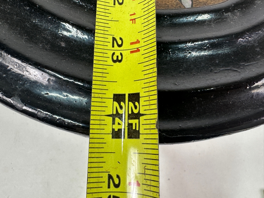 Just Added - Vintage French Mother Of Pearl Wall Clock Missing Pendulum 20 X 24 [Photo 9]