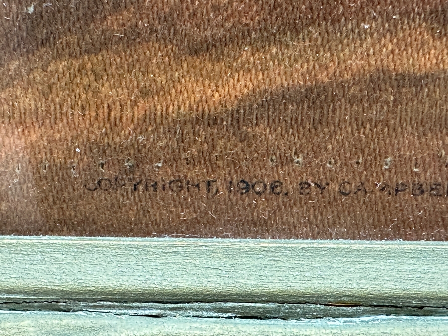 Just Added - Vintage 1906 Native American Indian Chief Print By Campbell, Metzger & Jacobson 17.5 X 21.5 Framed 21.5 X 25.5 [Photo 5]