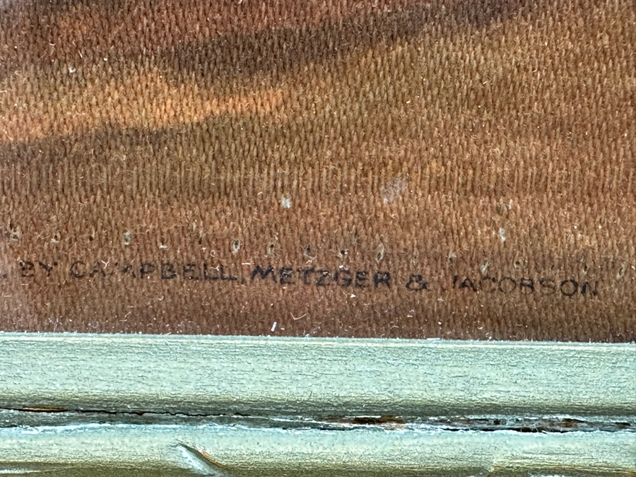 Just Added - Vintage 1906 Native American Indian Chief Print By Campbell, Metzger & Jacobson 17.5 X 21.5 Framed 21.5 X 25.5 [Photo 6]