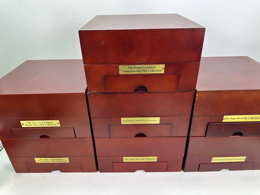 Just Added - (8) Pin Collection Boxes (One Not Shown) 10W X 10D X 5.5H [Photo 2]