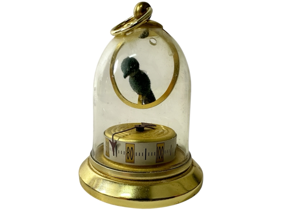 Just Added - Vintage French Bird Cage Thermometer 3H [Photo 1]