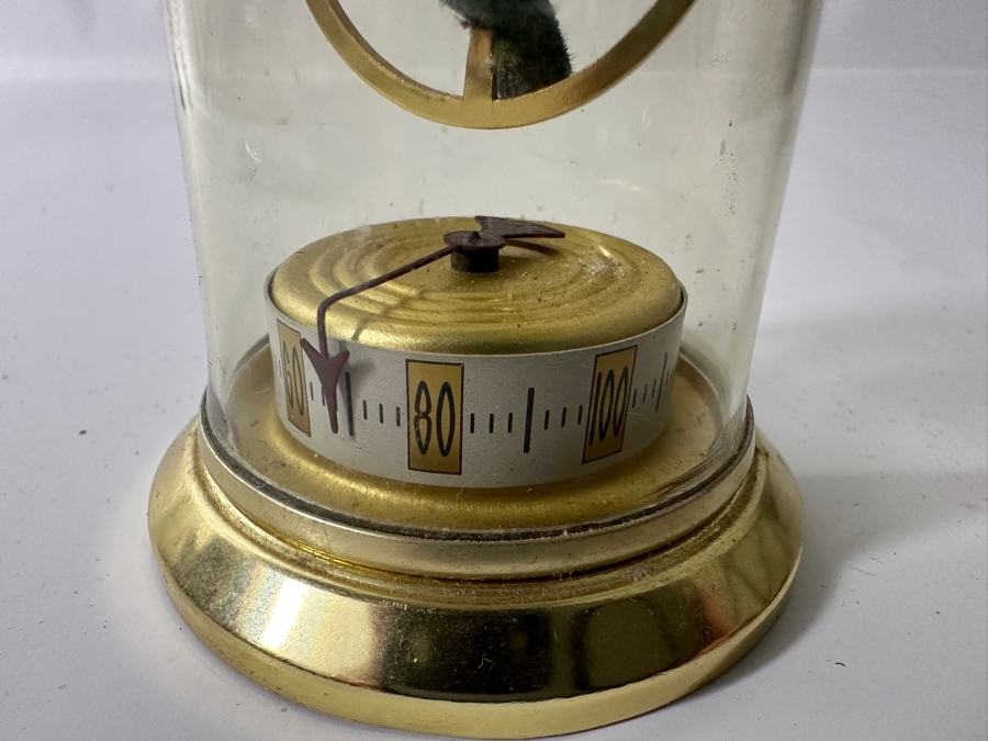 Just Added - Vintage French Bird Cage Thermometer 3H [Photo 3]