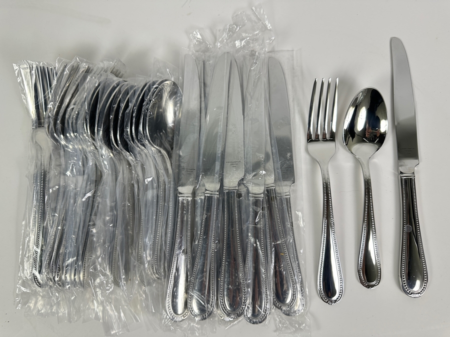 Just Added - New Reed & Barton Flatware: 12 Forks, 12 Spoons & 12 Knives - 36 Items [Photo 2]
