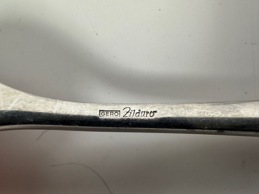 Just Added - Gero Zilduro MCM Modernist Flatware Service From Holland Netherlands - Service For 4 Plus Extras - Total Of 50 Items - See Photos [Photo 5]