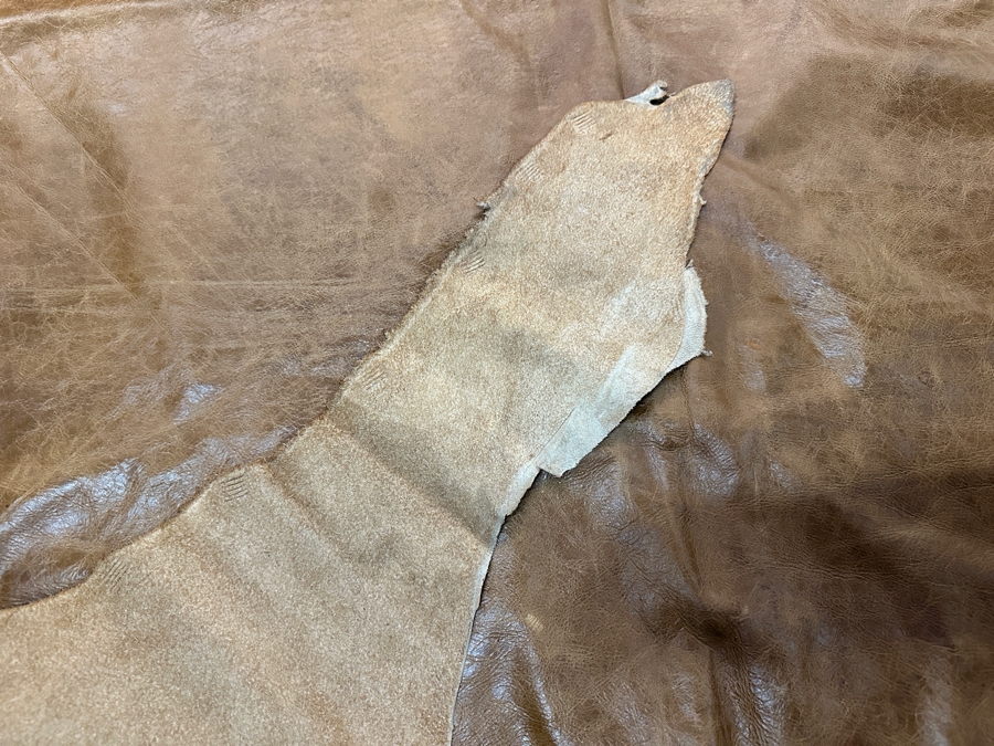Just Added - Tan Leather Hide 64 X 81 Retails $200 [Photo 2]