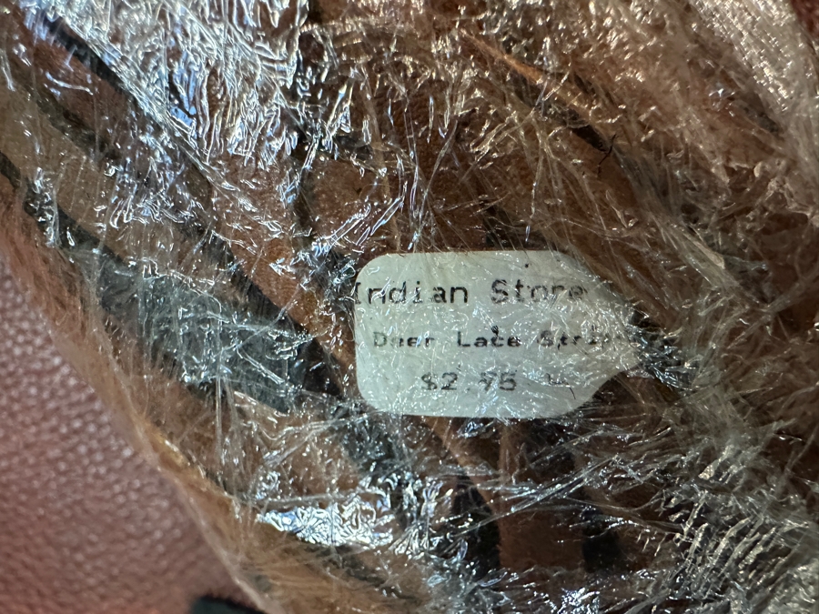 Just Added - Brown Leather Hide With Over 100 Lace Leather Strips - Retails Over $300 [Photo 4]