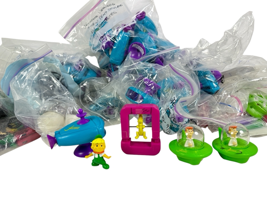 Just Added - The Jetsons Carl's Jr. / Hardee's Happy / Kid's Meal Toys Project Box With Prototype Toy Samples Cool Kids Designed By The CDM Company 1999 - See Photos [Photo 1]