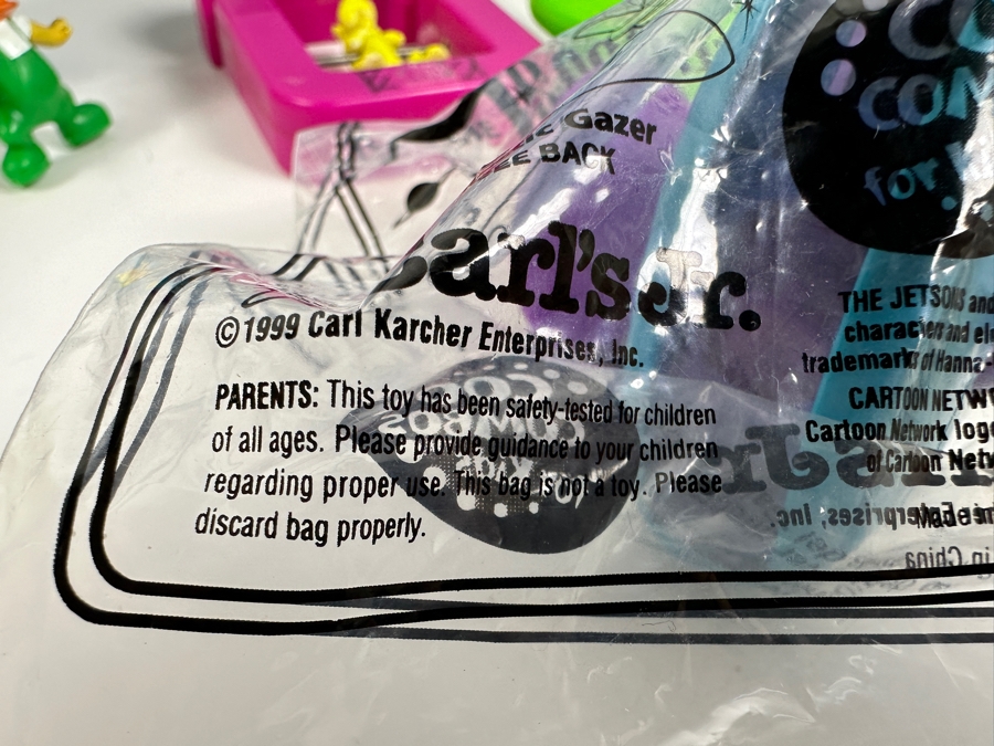 Just Added - The Jetsons Carl's Jr. / Hardee's Happy / Kid's Meal Toys Project Box With Prototype Toy Samples Cool Kids Designed By The CDM Company 1999 - See Photos [Photo 18]