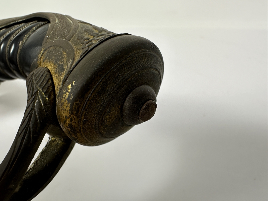 Just Added - Japanese WWII Era Type 19 Army Officer's Kyu Gunto Saber Parade Sword 34L [Photo 5]