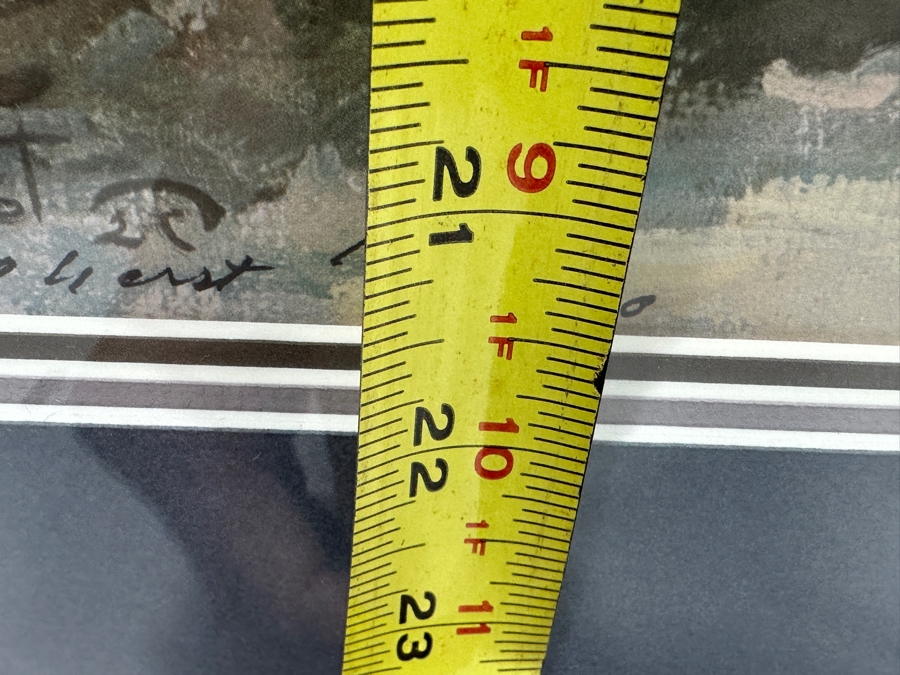 Olaf Wieghorst (1899-1988, American) Hand Signed Limited Edition Print Titled 'The Navajo' With C.O.A. Hand Signed Lower Left And Numbered 1195 Of 1500 20' X 22' Framed 29.5 X 31.5 [Photo 9]