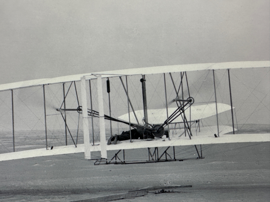 Photographic Print Of Wright Brothers' First Flight At Kitty Hawk, North Carolina In 1903 9.5 X 7 [Photo 4]