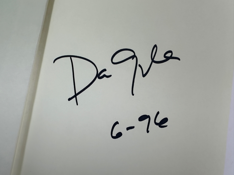 Signed First Edition Book The American Family By Dan Quayle [Photo 4]