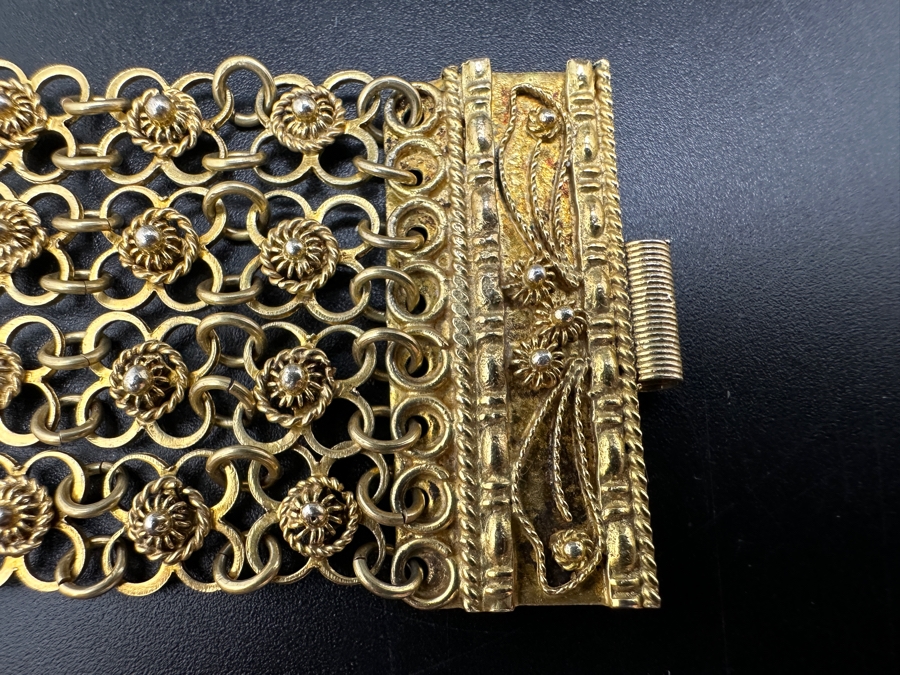 Vintage 900 Silver 7' Bracelet 29.1g [Photo 4]