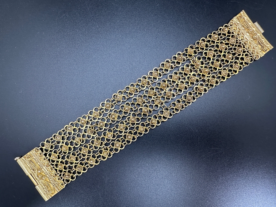 Vintage 900 Silver 7' Bracelet 29.1g [Photo 2]