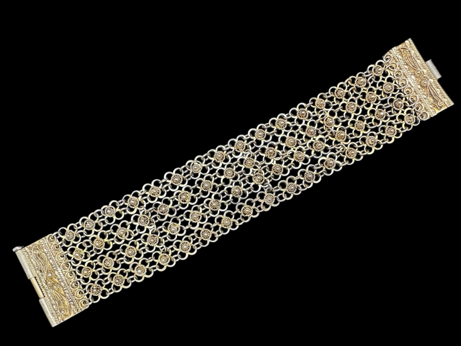 Vintage 900 Silver 7' Bracelet 29.1g [Photo 10]