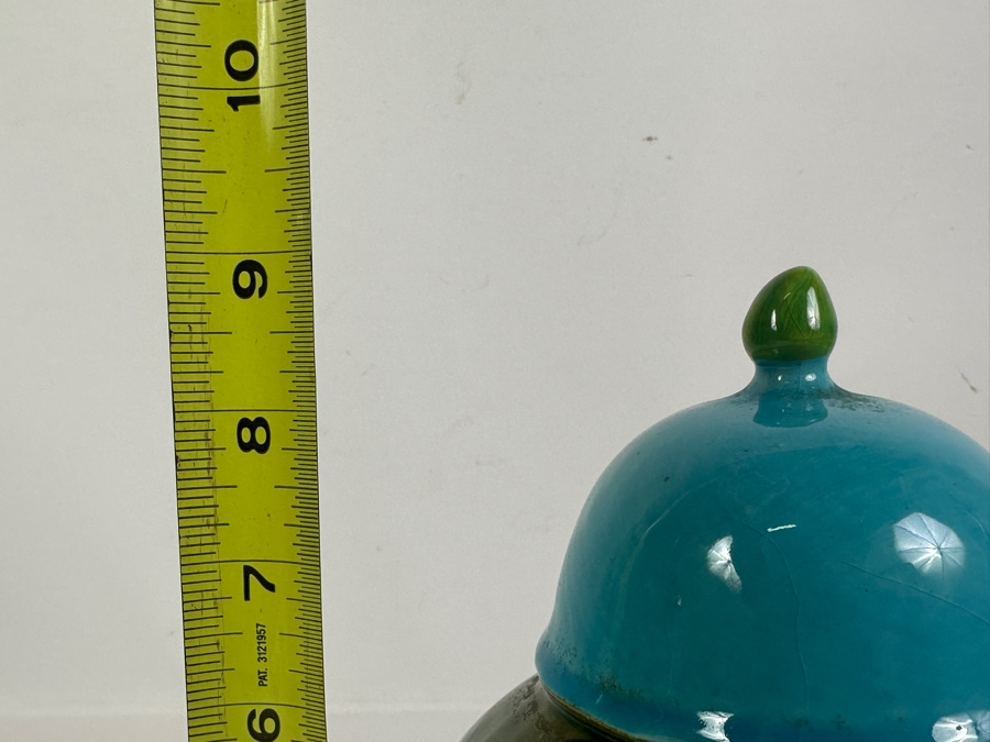 Signed Italian Ceramic Alarm Clock Piggy Bank 9H [Photo 7]