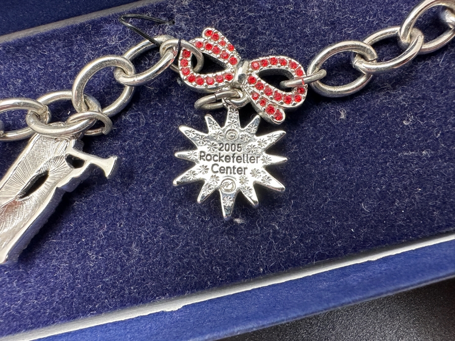 Swarovski Rockefeller Center 2005 5 Charm Bracelet Retails $150 [Photo 5]