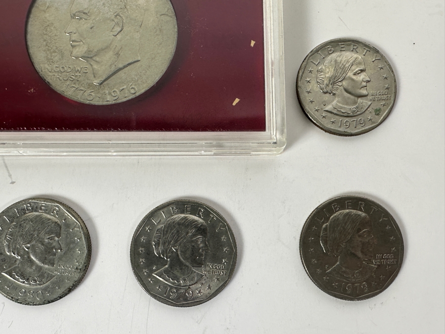 Bicentennial Coins & (12) Susan B. Anthony Dollars [Photo 6]