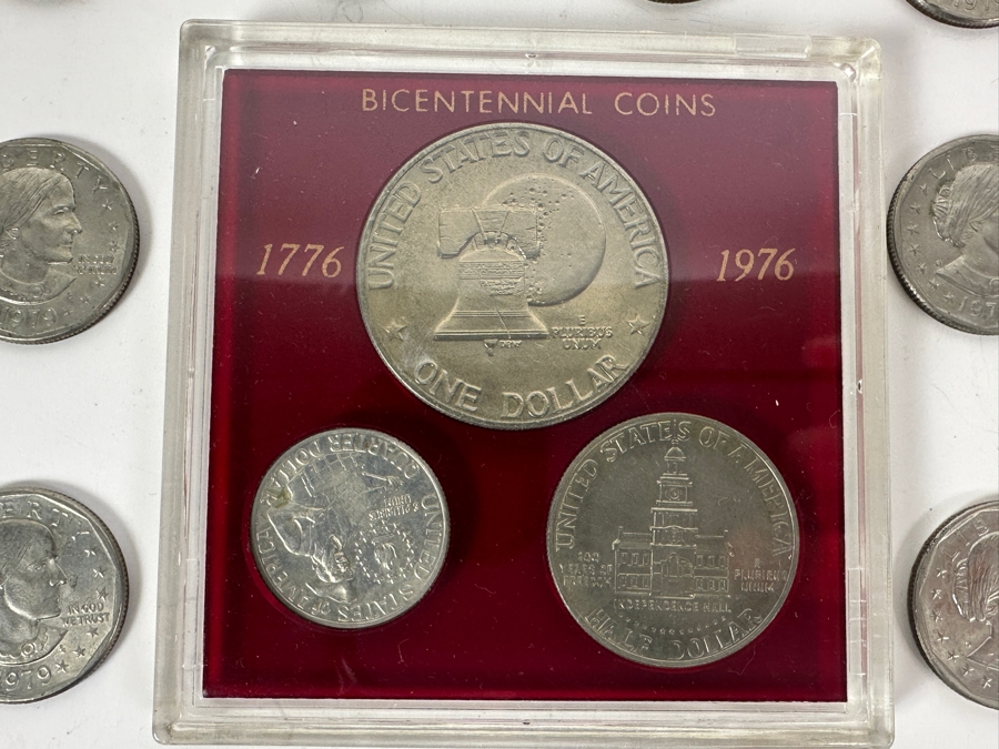 Bicentennial Coins & (12) Susan B. Anthony Dollars [Photo 2]