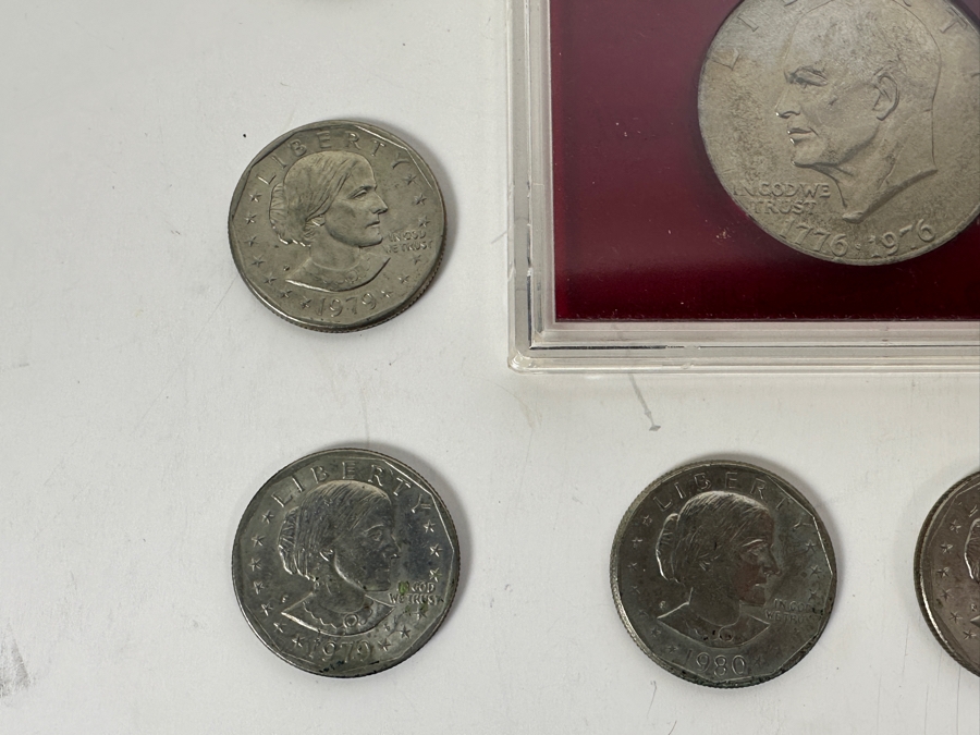 Bicentennial Coins & (12) Susan B. Anthony Dollars [Photo 7]