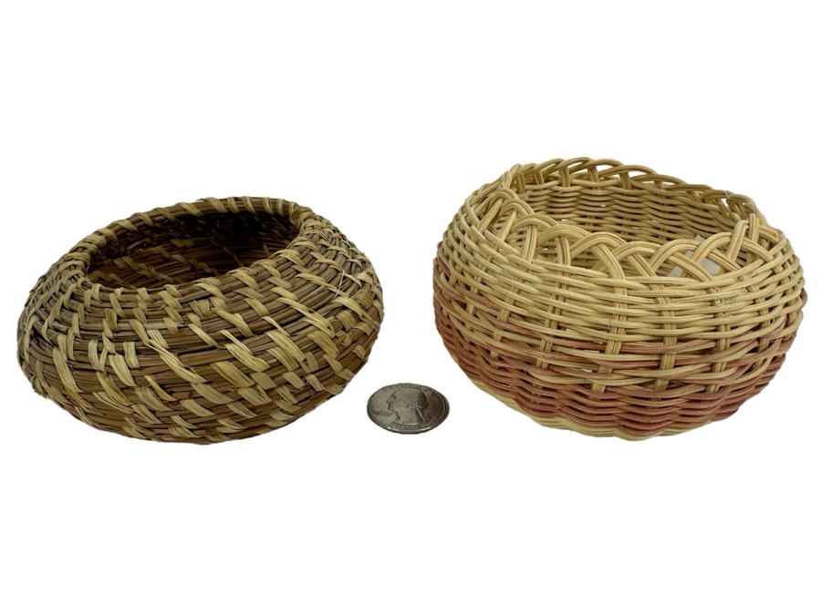 Pair Of Small Native American Baskets [Photo 1]