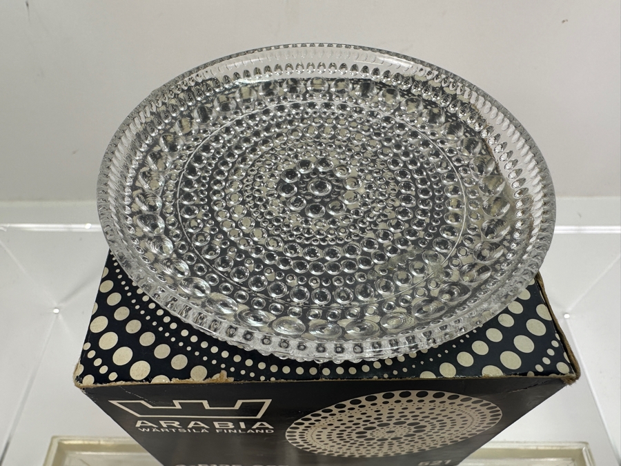 Vintage MCM Arabia Finland Glass Coasters Set & Vintage Acrylic Starburst Coasters Set [Photo 2]