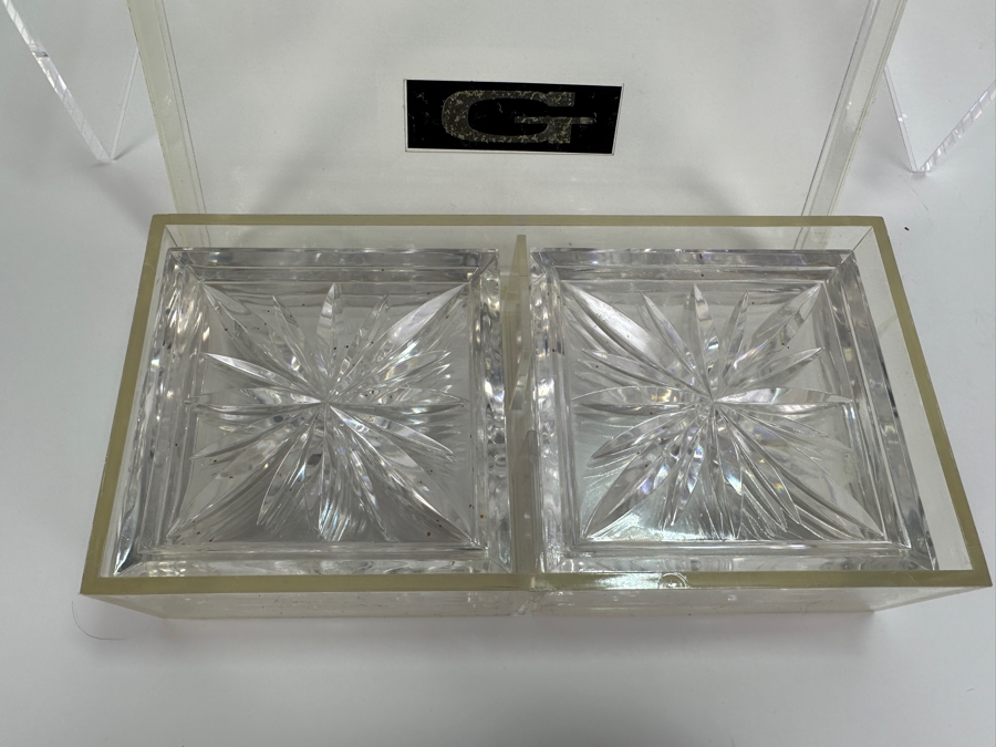 Vintage MCM Arabia Finland Glass Coasters Set & Vintage Acrylic Starburst Coasters Set [Photo 5]
