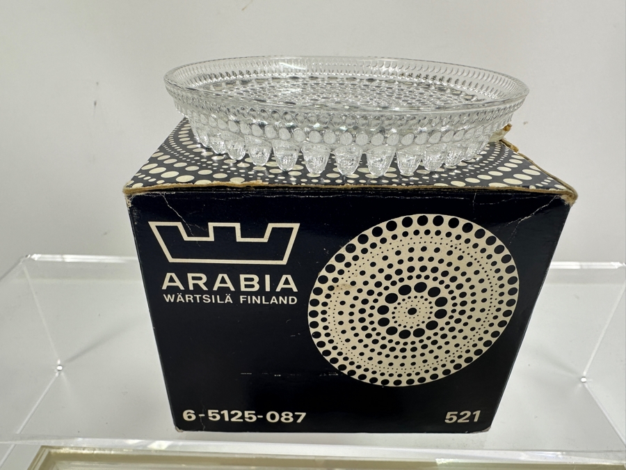 Vintage MCM Arabia Finland Glass Coasters Set & Vintage Acrylic Starburst Coasters Set [Photo 3]