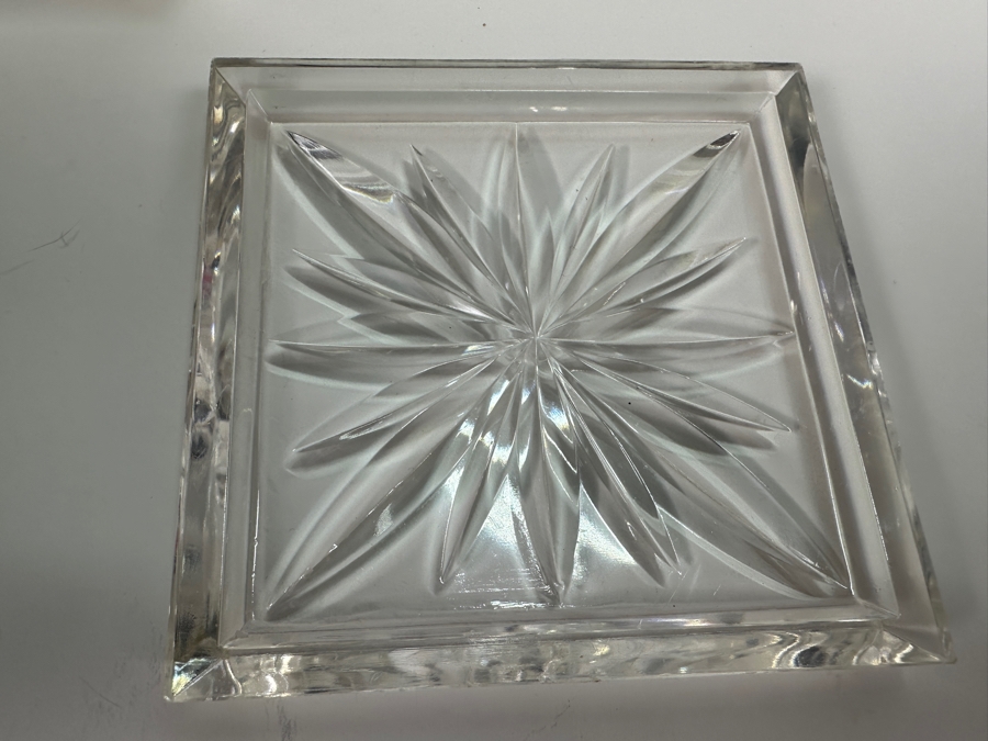 Vintage MCM Arabia Finland Glass Coasters Set & Vintage Acrylic Starburst Coasters Set [Photo 7]