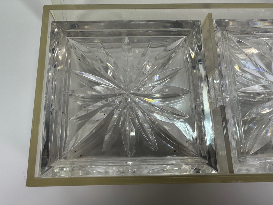 Vintage MCM Arabia Finland Glass Coasters Set & Vintage Acrylic Starburst Coasters Set [Photo 6]