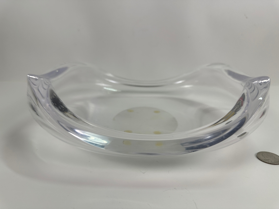 Vintage Astrolite Lucite Bowl By Ritts Co. 11W x 10D x 3H [Photo 5]