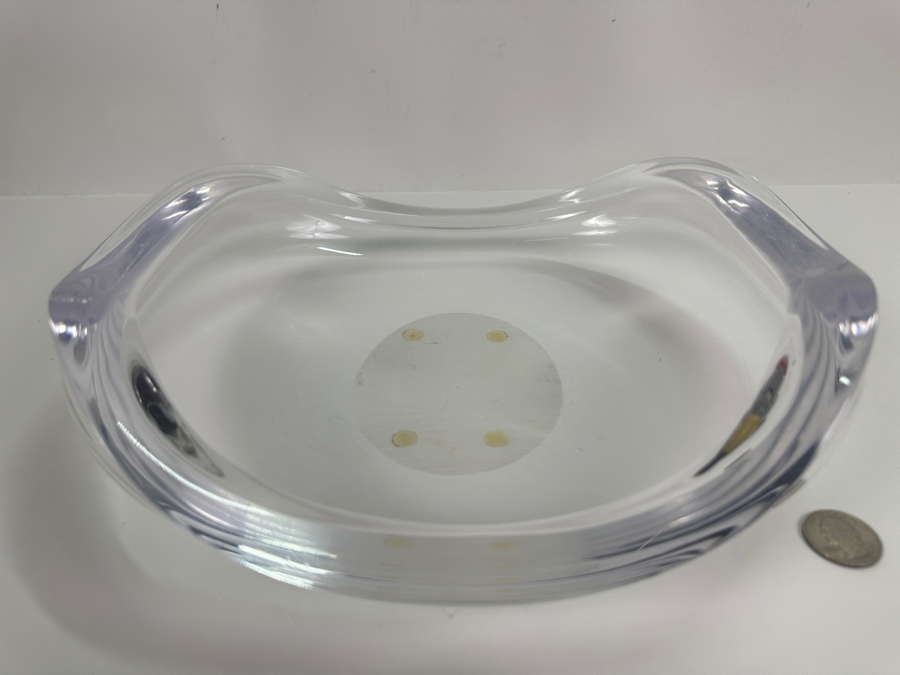 Vintage Astrolite Lucite Bowl By Ritts Co. 11W x 10D x 3H [Photo 4]