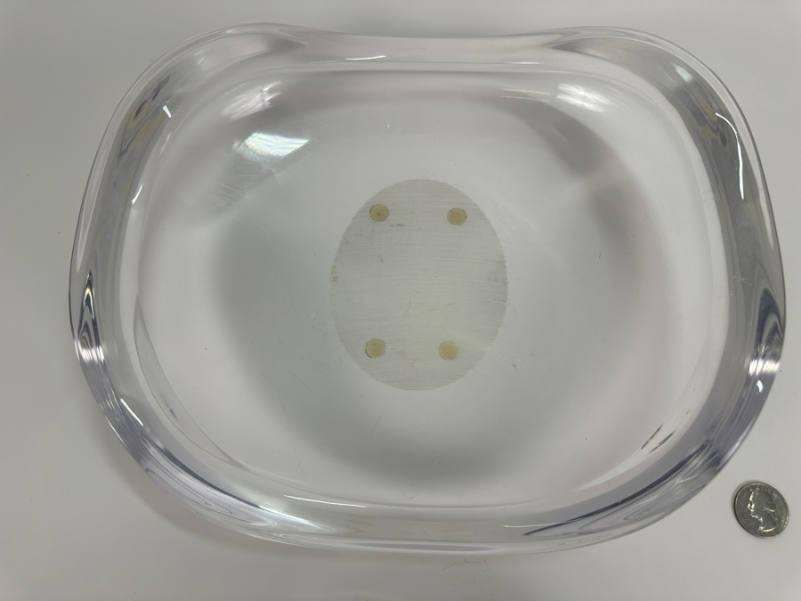 Vintage Astrolite Lucite Bowl By Ritts Co. 11W x 10D x 3H [Photo 3]