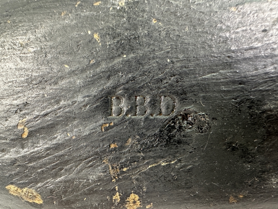 Vintage B.B.D. Back Bay Decoy Virginia Beach Carved And Hand Painted Wooden Duck Decoy 14.5'W x 6'D x 7'H  [Photo 9]