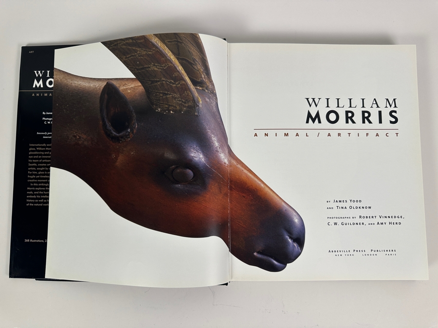 1st Edition Hardcover Book William Morris Animal Artifact by James Yood and Tina Oldknow [Photo 3]