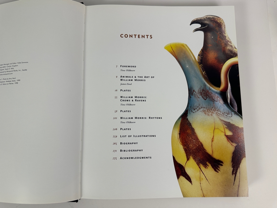 1st Edition Hardcover Book William Morris Animal Artifact by James Yood and Tina Oldknow [Photo 6]