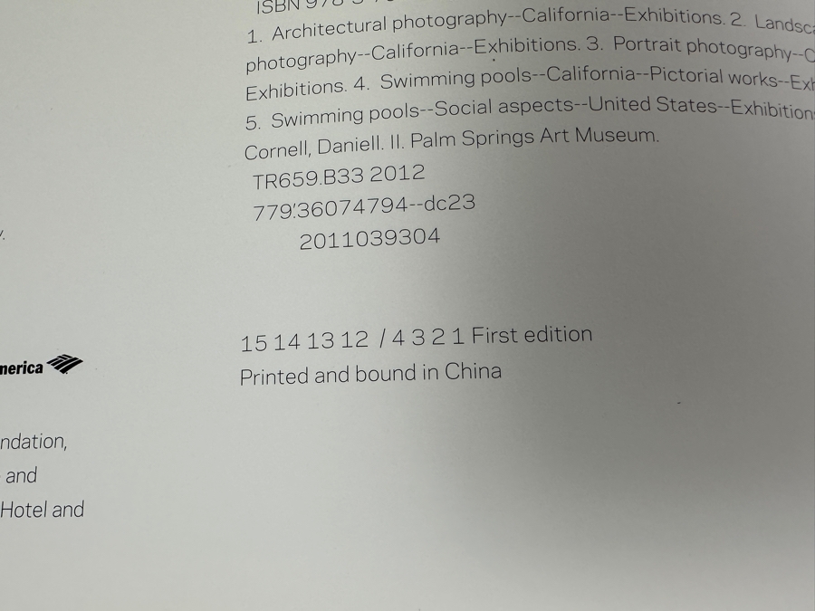 First Edition Hardcover Book Backyard Oasis: The Swimming Pool In Southern California Photography 1945-1982 [Photo 6]